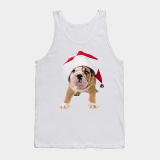 Pug Puppy Santa Claws Tank Top